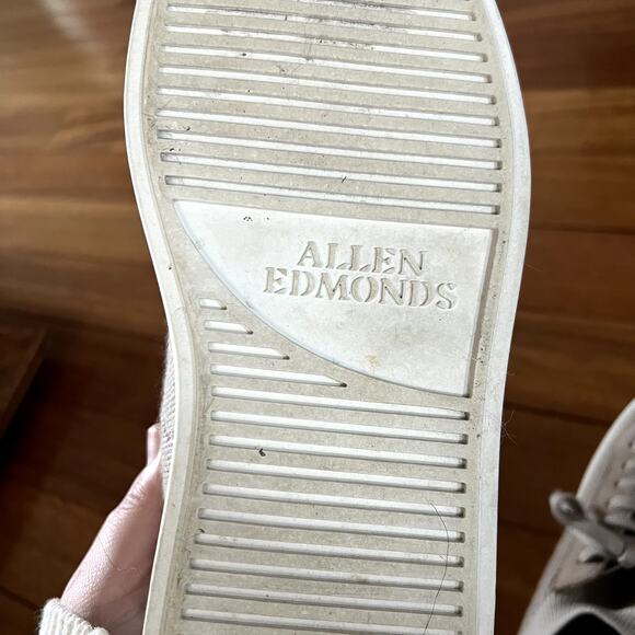 Allen Edmonds Light Brown Oliver Knit Sneakers Size 9 Men\'s